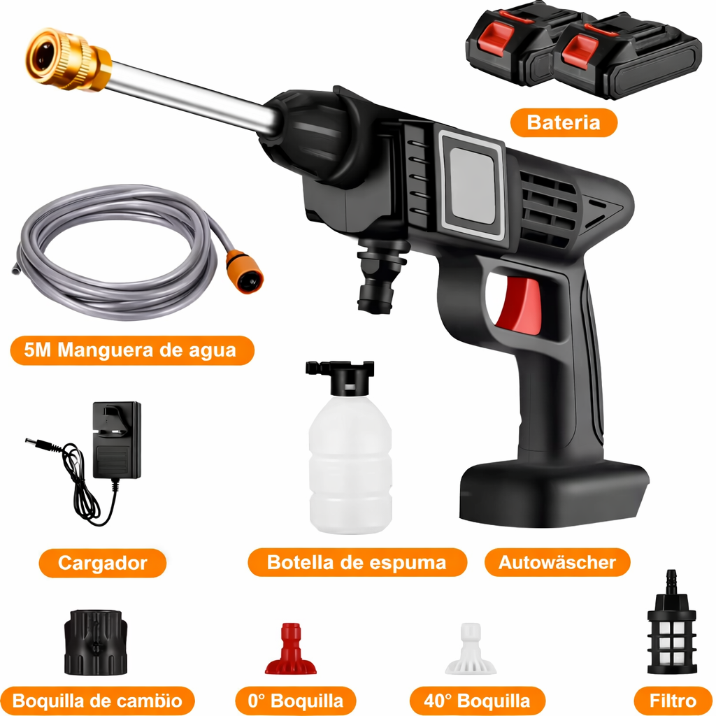Hidrolavadora Portatil Premium| 10 en 1